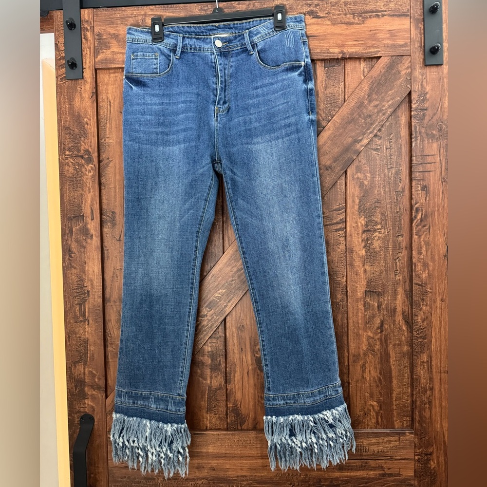 Fringe jeans
